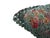 Jadeite Feedsack Tiny Yo Yo Trellis Pattern Diamond Shaped Pillow 1930's For Sale - Image 12 of 14