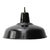Vintage Industrial French Black Enamel Pendant Light For Sale - Image 6 of 6