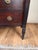 Early 19th Century New England Federal Mahogany Bow-Front Chest of Drawers, C. 1810–1825 For Sale In Boston - Image 6 of 9