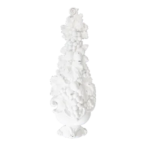 Large Italian White Blanc De Chine Fruit Topiary Wall Hanging