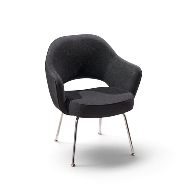 Eero Saarinen for Knoll Mid Century Executive Dining Chairs - Set of 4 For Sale - Image 12 of 12