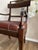 Traditional Henredon Acquisitions Regency Style Leather Armchair For Sale - Image 3 of 8