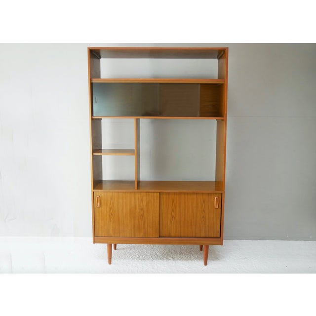 Mid-Century Modern Vintage Teak Bookcase from Schreiber, 1970s For Sale - Image 3 of 6