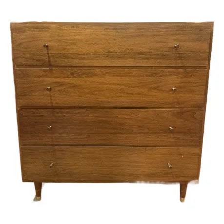 Mid-Century Modern 4 Drawer Dresser For Sale