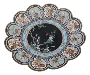 Japanese Cloisonne Charger Plate
