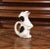 Mid-Century French Sarreguemines Hand-Painted Ceramic Begging Dog Pitcher For Sale - Image 9 of 9