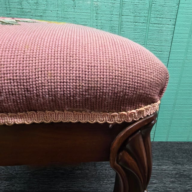 Vintage Pink Bubble Back Chair With Wooden Frame For Sale - Image 10 of 12