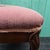 Vintage Pink Bubble Back Chair With Wooden Frame For Sale - Image 10 of 12