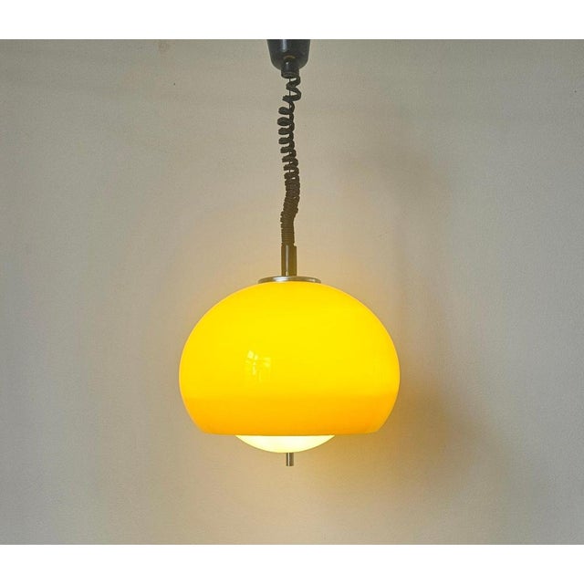 Plastic Mid-Century Pendant by Guzzini for Meblo, Italy, 1970s For Sale - Image 7 of 13