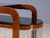 Vintage Art Deco Display Cabinet with Curved Wooden Frame and Glass Doors, 1950s For Sale - Image 6 of 10