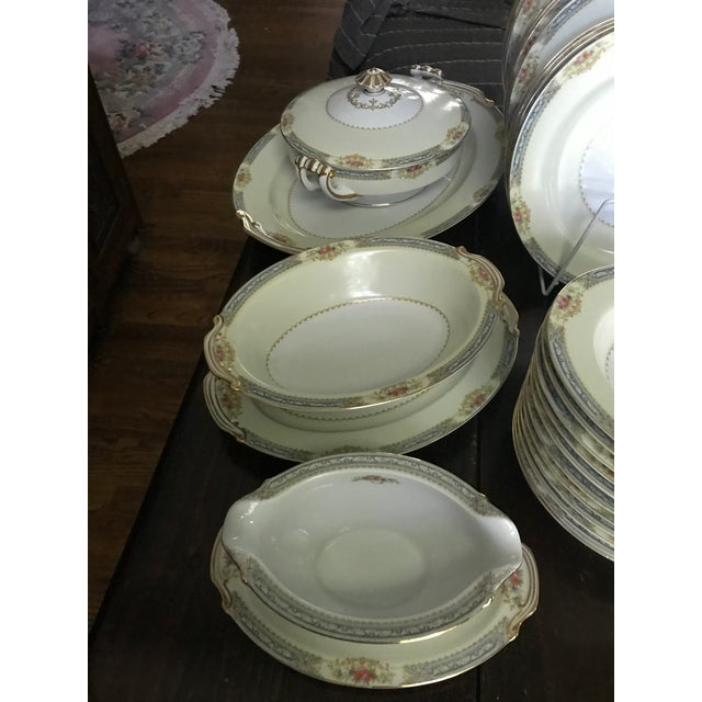 Rose China　食器　12枚セット Made in Occupid Japan, Rose China Set for 12 Dinnerware, 83