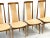 1960s Mid-Century Oak High Back Dining Chairs, 1960s, Set of 4 For Sale - Image 5 of 12