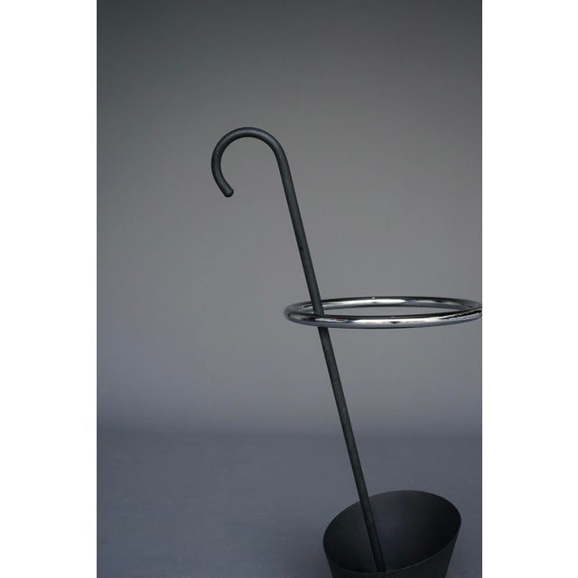 Black Umbrella Stand by Shiro Kuramata for Pastoe, 1986 For Sale - Image 8 of 13