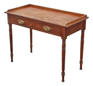 Antique 19th Century Fine Quality Mahogany Writing Desk / Dressing Table