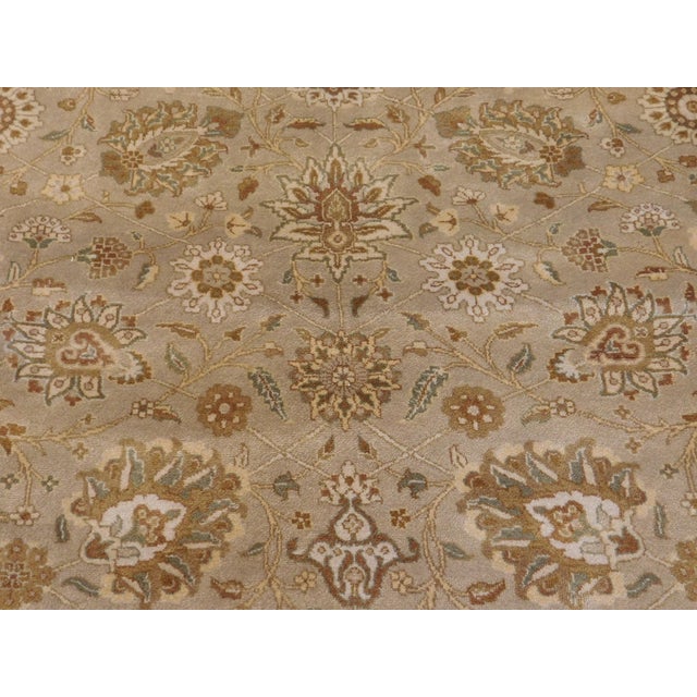 Handmade Indian Rug - 9'x 12' For Sale In Los Angeles - Image 6 of 12