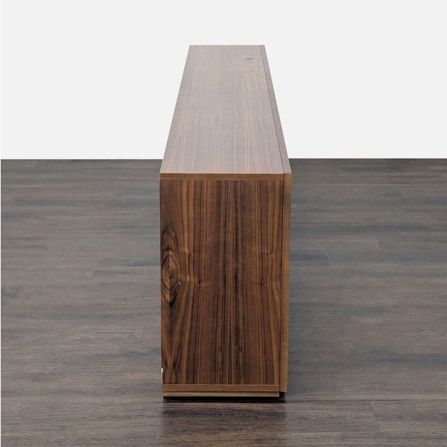 Modern Room and Board Rollins Low Wood Bookshelf With Adjustable Shelves For Sale - Image 3 of 8
