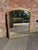Glass Large Antique English Arched Gilt Rope Twist Framed Overmantle Mirror, 1800s For Sale - Image 7 of 7
