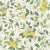 SAMPLE - Boråstapeter Citronträd Wallpaper In Ivory And Leaf For Sale