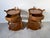 Vintage Grosfeld House Three Tier Walnut Side Tables With Drawer – A Pair For Sale - Image 4 of 12