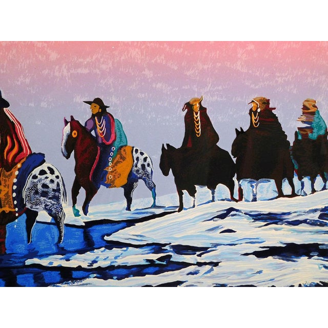 Arl Biss Turn of the Century Indians With New Hats and Old Hats St II #55 For Sale In Denver - Image 6 of 10