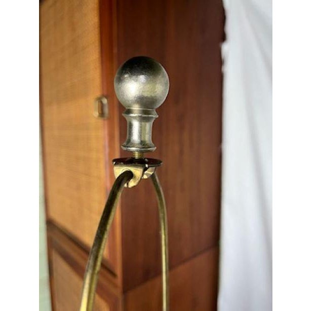 Brown Late 19th Century French Victorian Cane Wrapped Seltzer Bottle Lamp For Sale - Image 8 of 10