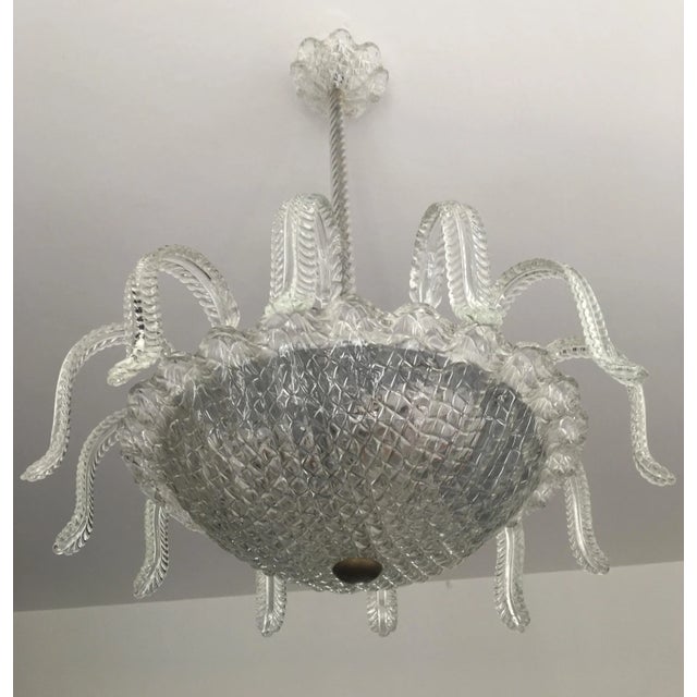 Gray Medusa Ceiling Light attributed to Barovier & Toso, 1950s For Sale - Image 8 of 13