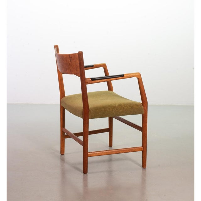 Set of Town Hall Wooden Armchairs by Hans Wegner for Plan Mobler, Denmark, 1947 For Sale - Image 12 of 18