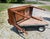 Antique Railroad Depot Desk With Spindle Gallery Cherry and Ash Wood 1900s For Sale - Image 16 of 17