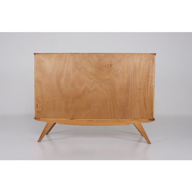 Modernist Sideboard with Sliding Doors, France, 1950s For Sale - Image 6 of 8
