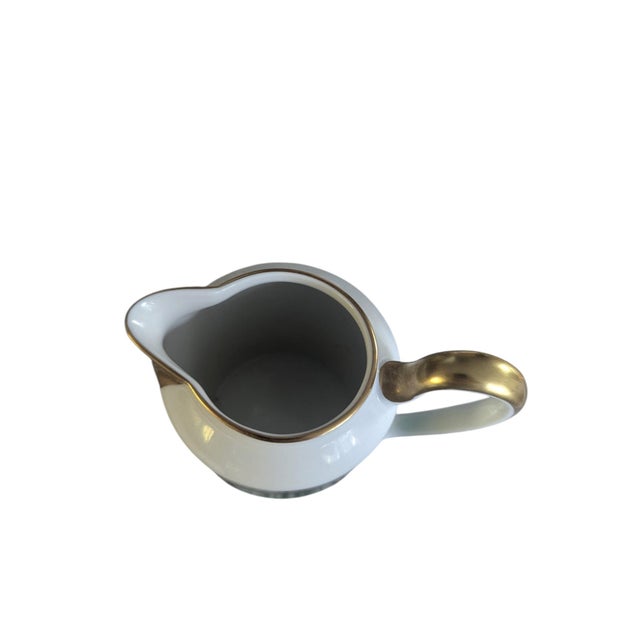 Vintage Christian Dior Guadron Malachite Fine China Creamer Pot For Sale - Image 10 of 17