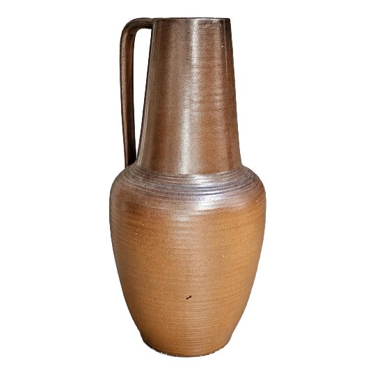 Large Ceramic Earthenware Jug Vase For Sale