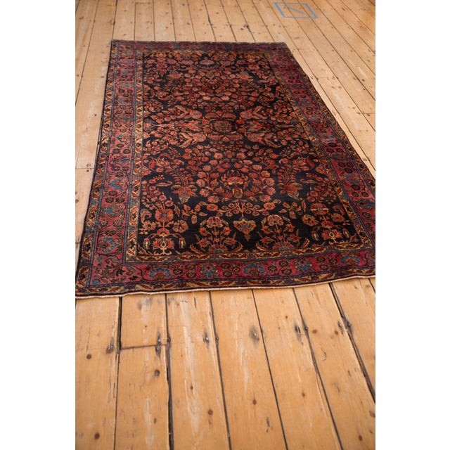 1920s Antique Mohajeran Sarouk Rug - 4'1" x 6'8" For Sale - Image 5 of 12