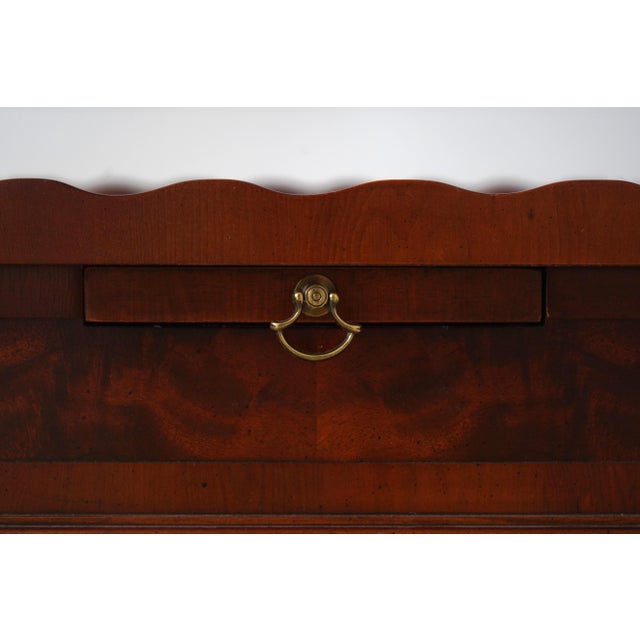 Wood Hekman Flame Mahogany Occasional Tea Table For Sale - Image 7 of 17