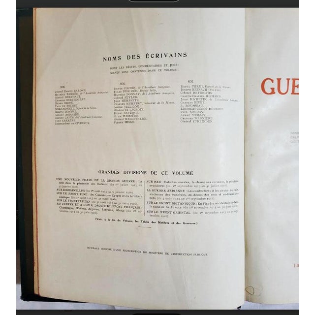Le Panorama De La Guerre De 1914-1916 - 3 Volumes Military Books Ww1 - French Language For Sale - Image 11 of 12