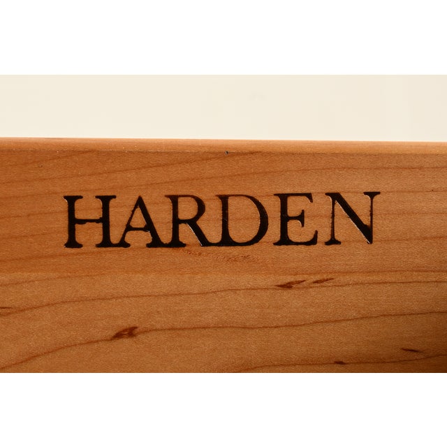 Wood Harden Furniture Georgian Solid Cherry Wood Highboy Dresser For Sale - Image 7 of 11
