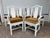 Vintage Asian Style Lacquered Dining Chairsby Thomasville W/ Velvet Cushions, Set of 6 For Sale - Image 6 of 12