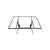 Metal Wrought Iron Patio Table and Chairs For Sale - Image 7 of 11