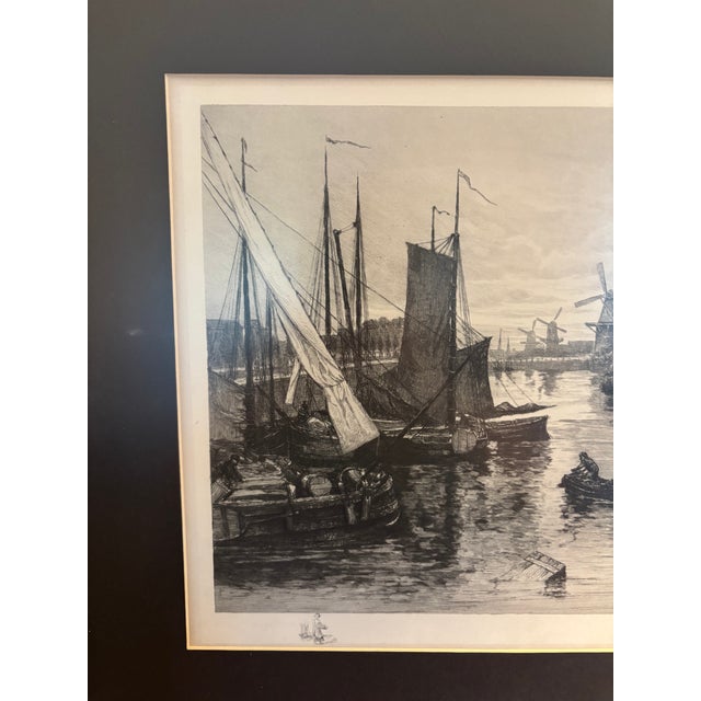 James Fagan Original Etching, Signed, Dutch Harbor For Sale - Image 4 of 15