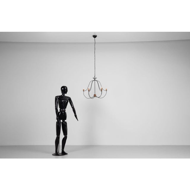 Bossche School Chandelier from Joop Brugman, Netherlands, 1975 For Sale - Image 3 of 17