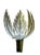 Art Deco Theater Sconce Forged Metal Flower Leaf Wall 24” tall 15” across 8” deep the fixture does not have wiring and...