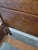 Antique Quarter-Sawn Tiger Oak Full Bed With Carved Floral Crest, c.1905 For Sale - Image 10 of 10