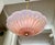 1960s Murano Glass Round Pink Opalescence Glass Chandelier or Pendant For Sale - Image 5 of 18