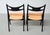 Set of Fully Restored Sawbuck Chairs in Ebonized Oak by Hans J. Wegner for Carl Hansen & Søn, 1950s For Sale - Image 6 of 8