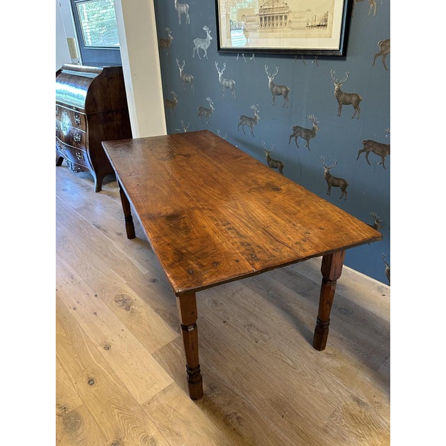 Antique Farmhouse Table, 1890s For Sale - Image 9 of 9