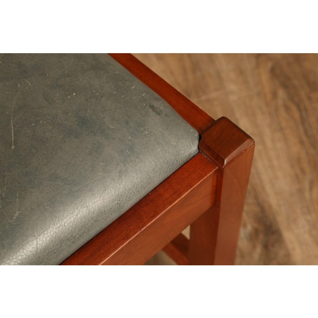 Stickley Mission Collection Set Of Eight Cherry Spindle Dining Chairs For Sale - Image 9 of 18