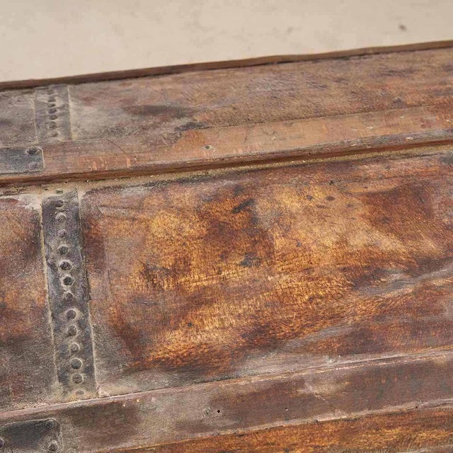 Trunk with Wild Boar Skin For Sale - Image 6 of 10