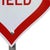 Standing Yield - Original Freestanding Pop Art Steel Street Sign Sculpture by Scott Froschauer For Sale In Los Angeles - Image 6 of 9