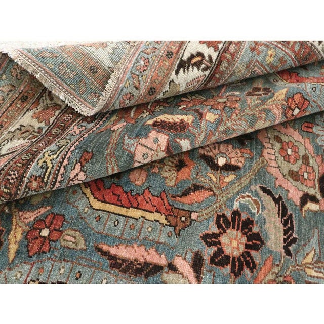 Galerie Shabab Collection Early 20th Century Handmade Persian Bidjar Small Room Size Carpet For Sale - Image 10 of 10