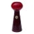 Fornasa De Murano l'Insegna Del Moreto Vintage White Inside Red Outside Italian Art Glass Cased Flower Vase With Label For Sale