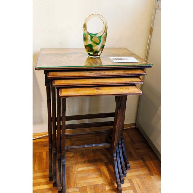 Vintage Macchie Ambre Verde Vessel by Archimede Seguso, 1950s For Sale - Image 9 of 10